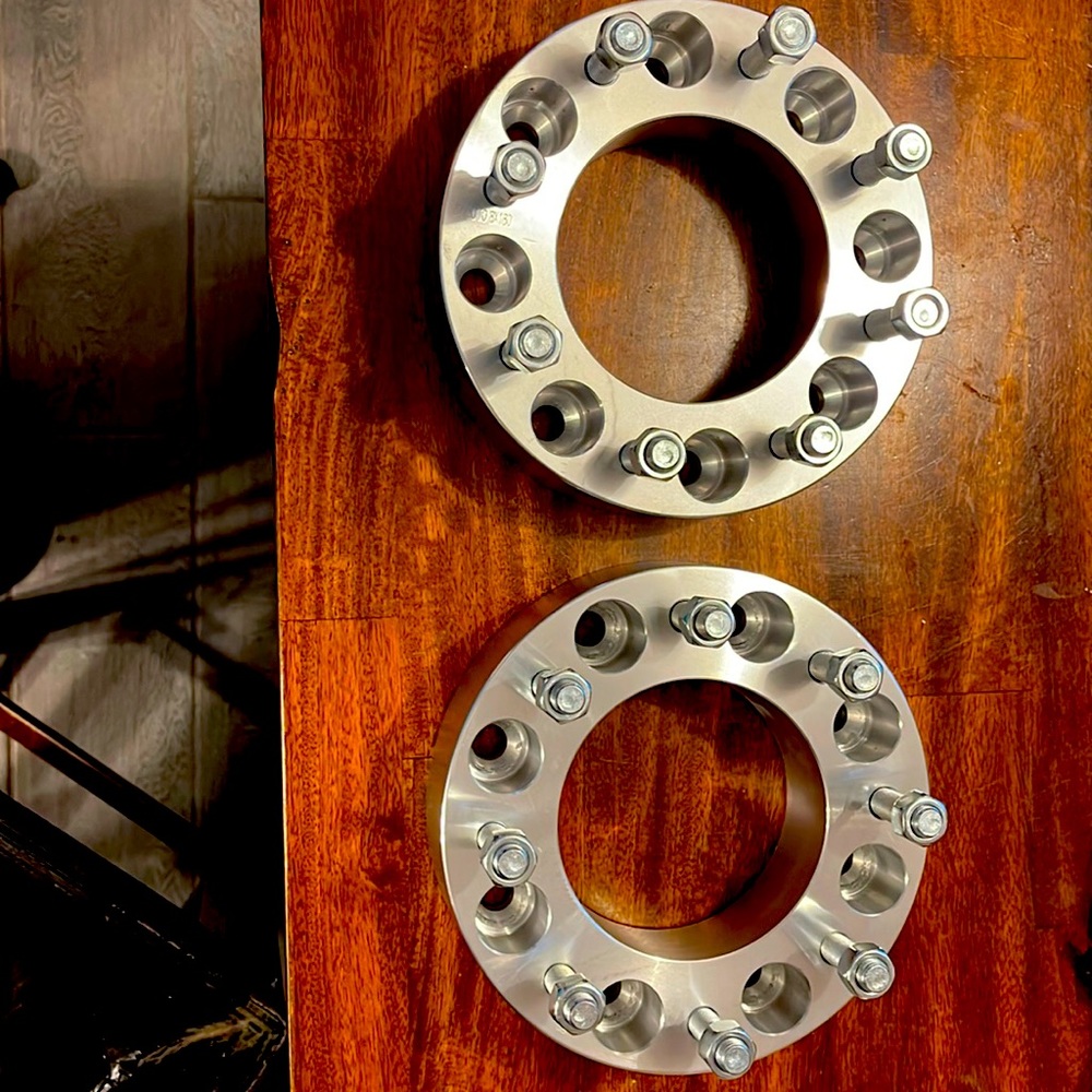 2inch wheel spacers for a Chevy 8 on 180 bolt pattern